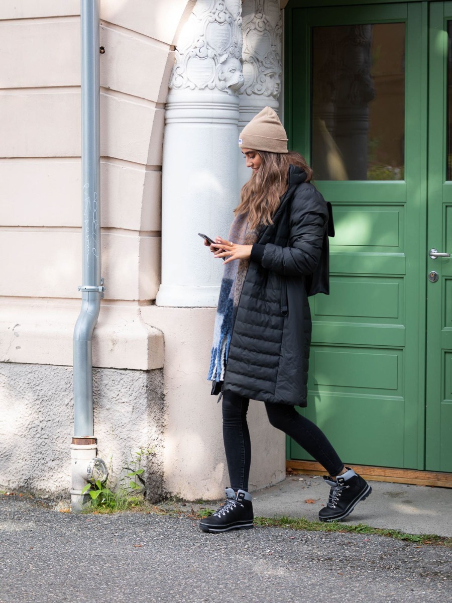 Rains Trekker Coat Black