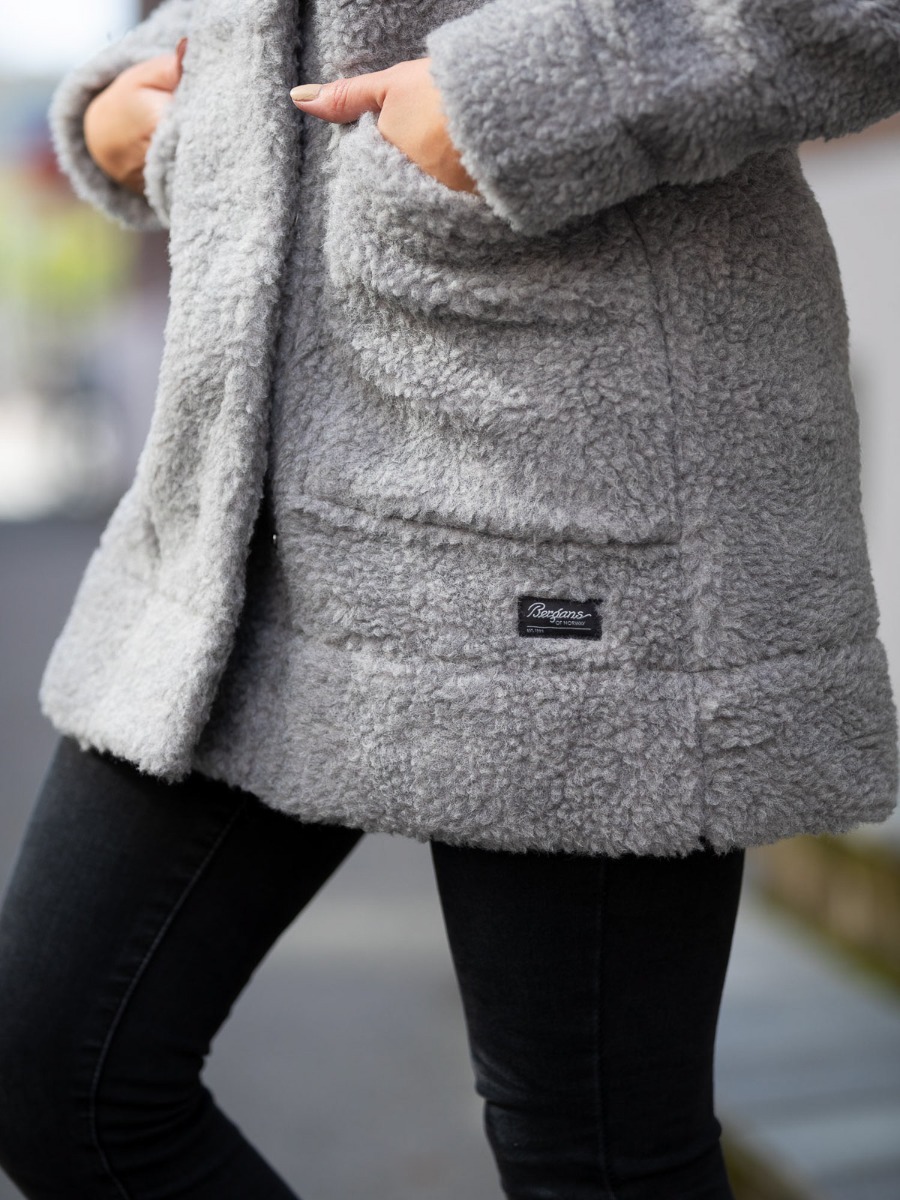 Bergans Oslo Wool LooseFit Jacket Grey Melange