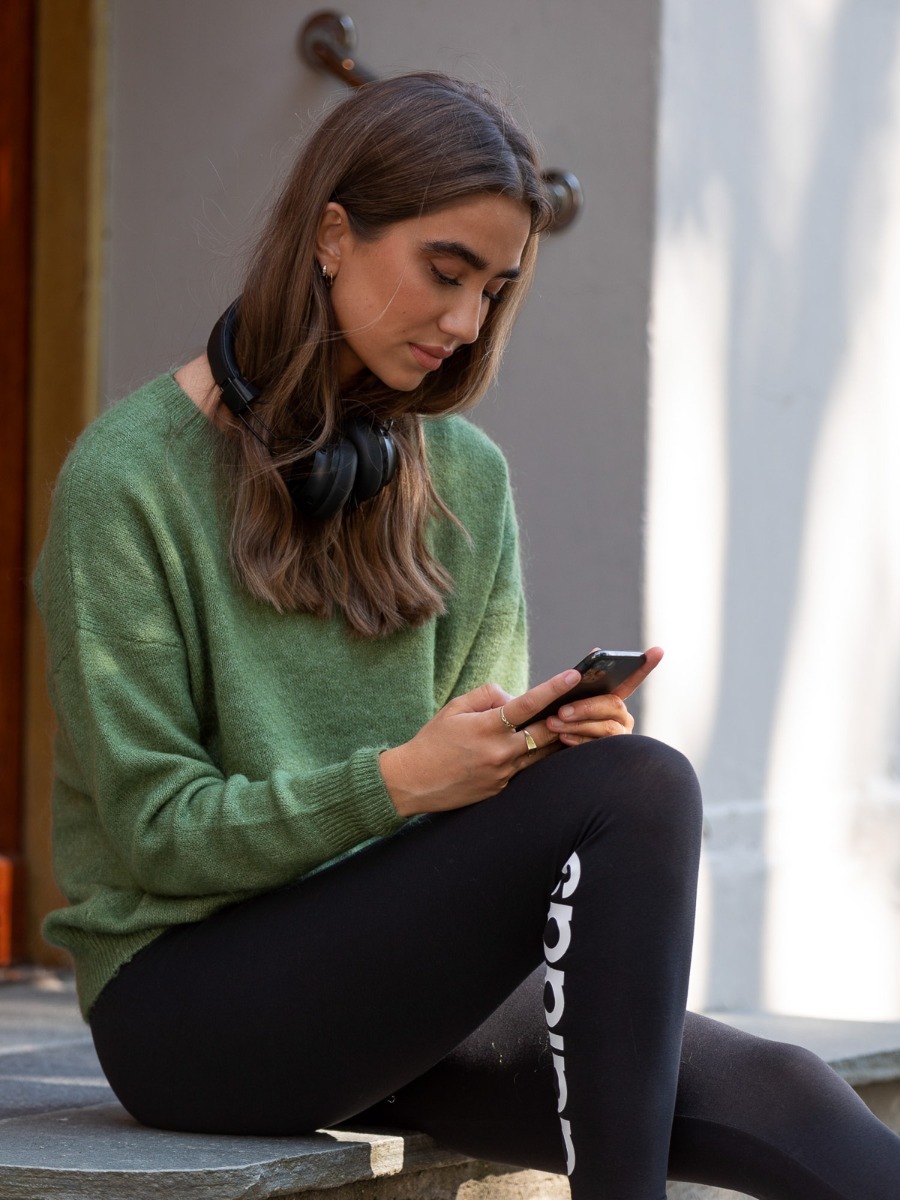 MSCH Copenhagen Femme Mohair O-Neck Pullover Vineyard Green