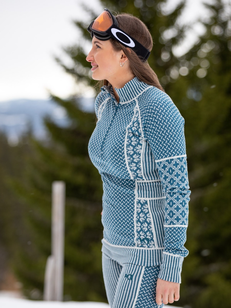 Kari Traa Smekker Half Zip Ocean