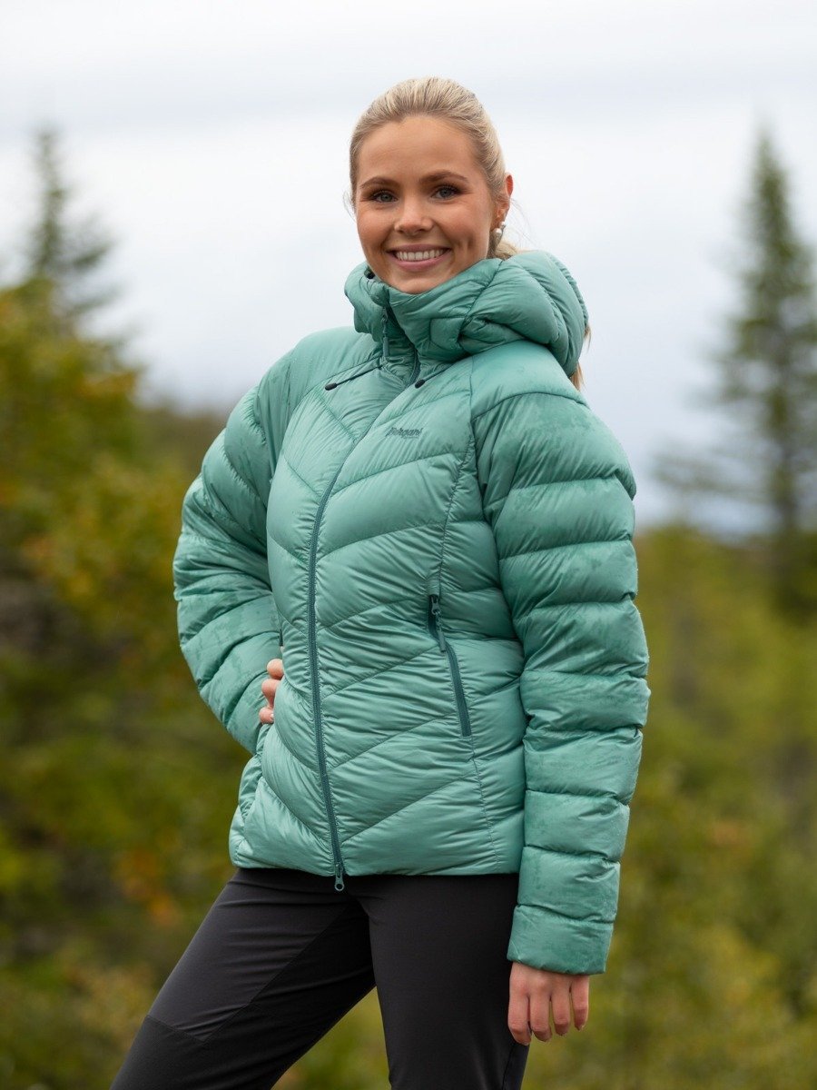 Bergans Cecilie V3 Down Jacket Light Forest Frost / Forest Frost