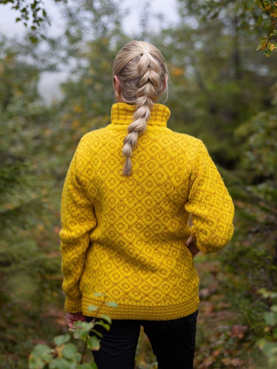 Devold Svalbard Sweater High Neck Cyber/ arrowwood