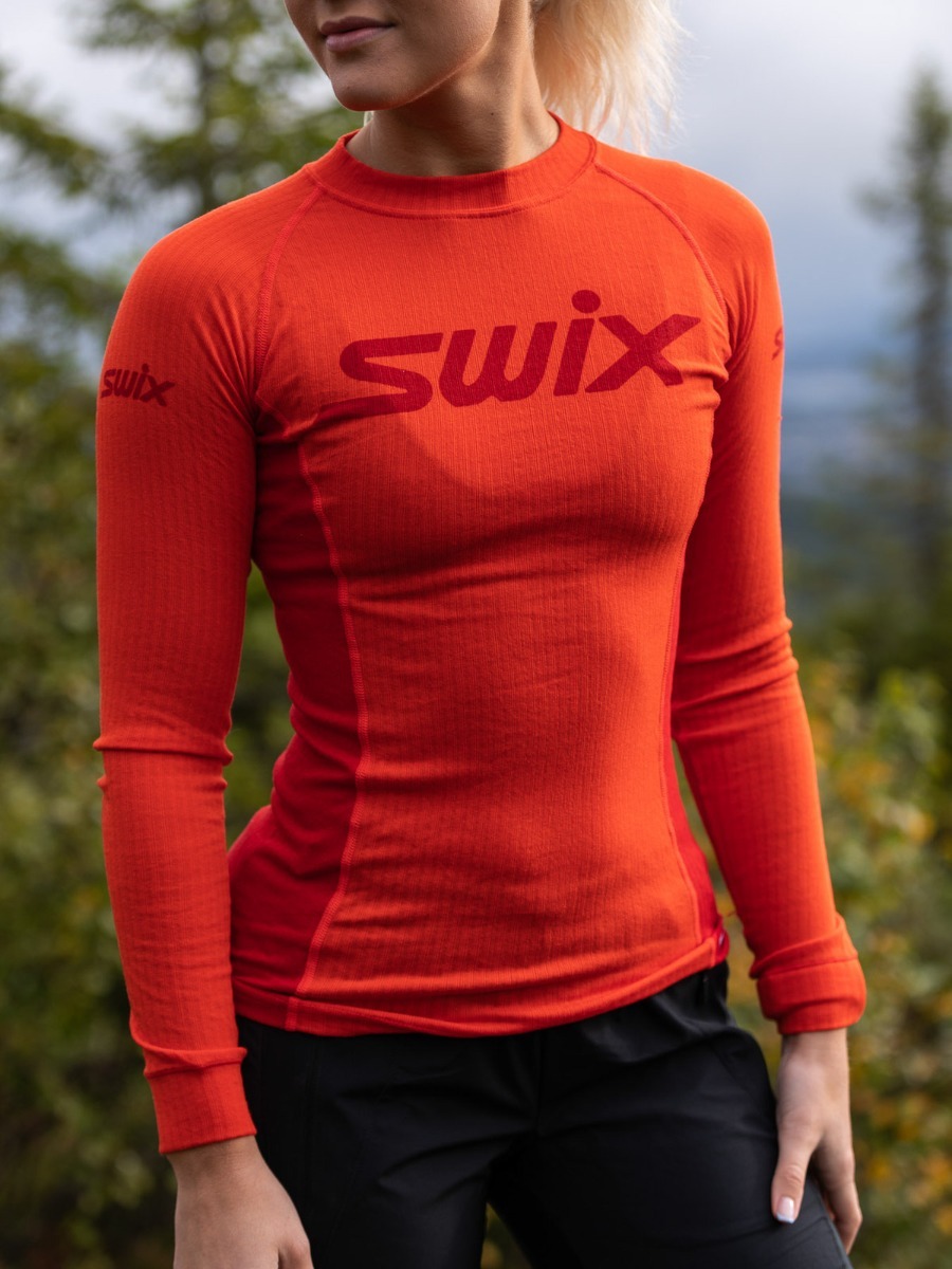 Swix RaceX Bodywear Long Sleeve Fiery Red