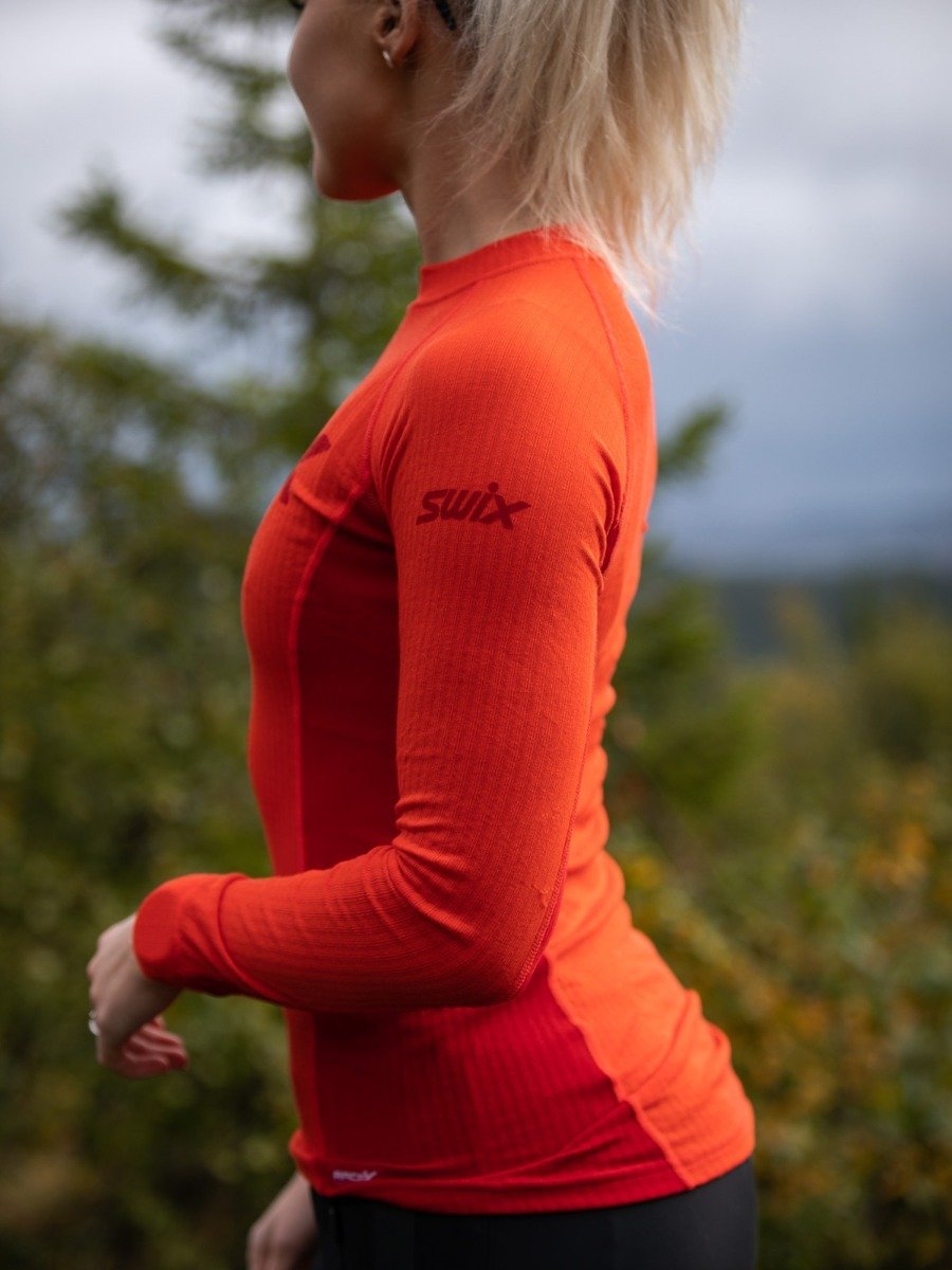 Swix RaceX Bodywear Long Sleeve Fiery Red