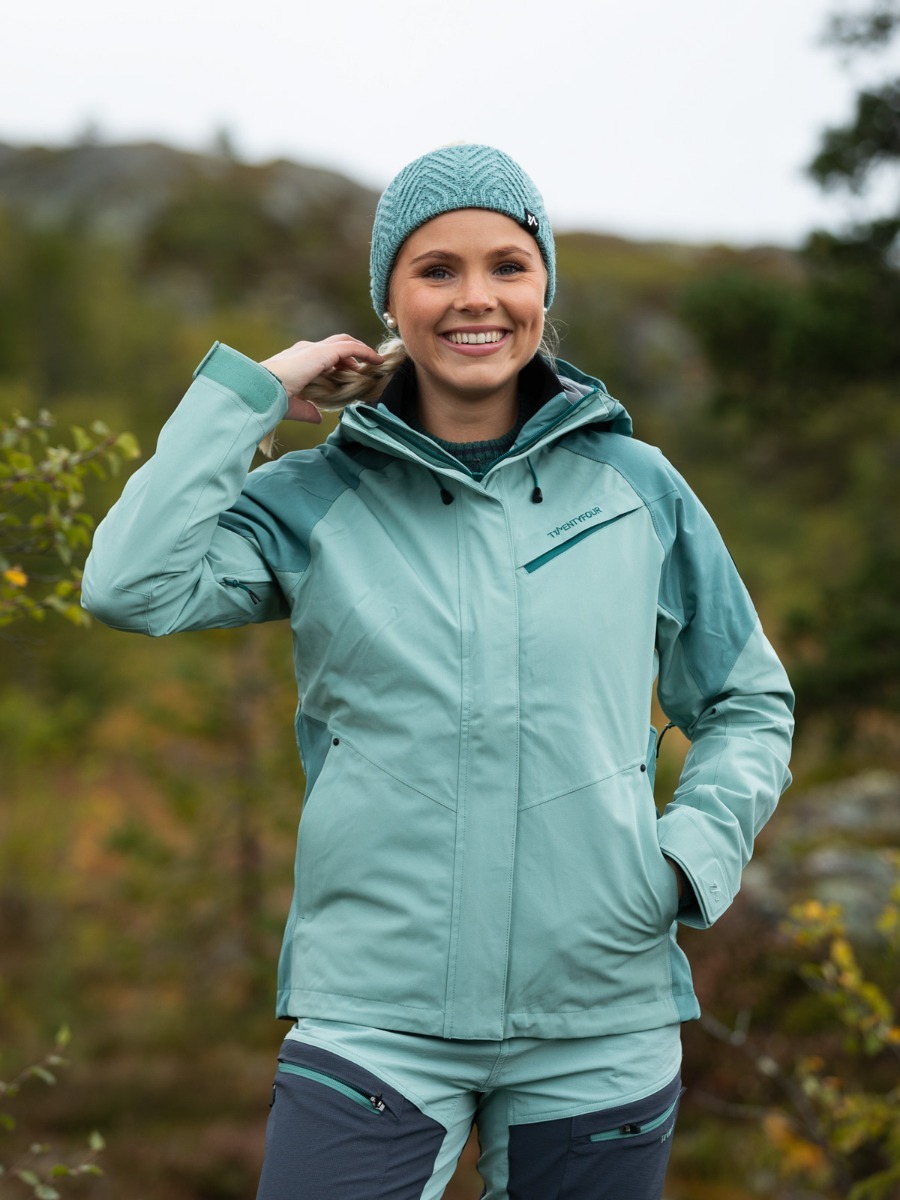 Twentyfour Flåm Stretch 2-Lags Jakke Eukalyptus