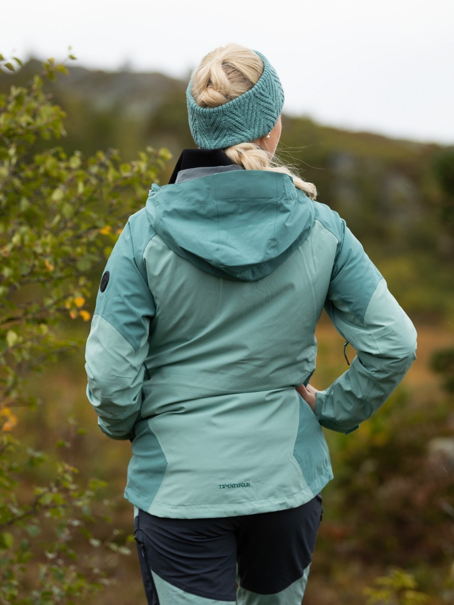 Twentyfour Flåm Stretch 2-Lags Jakke Eukalyptus