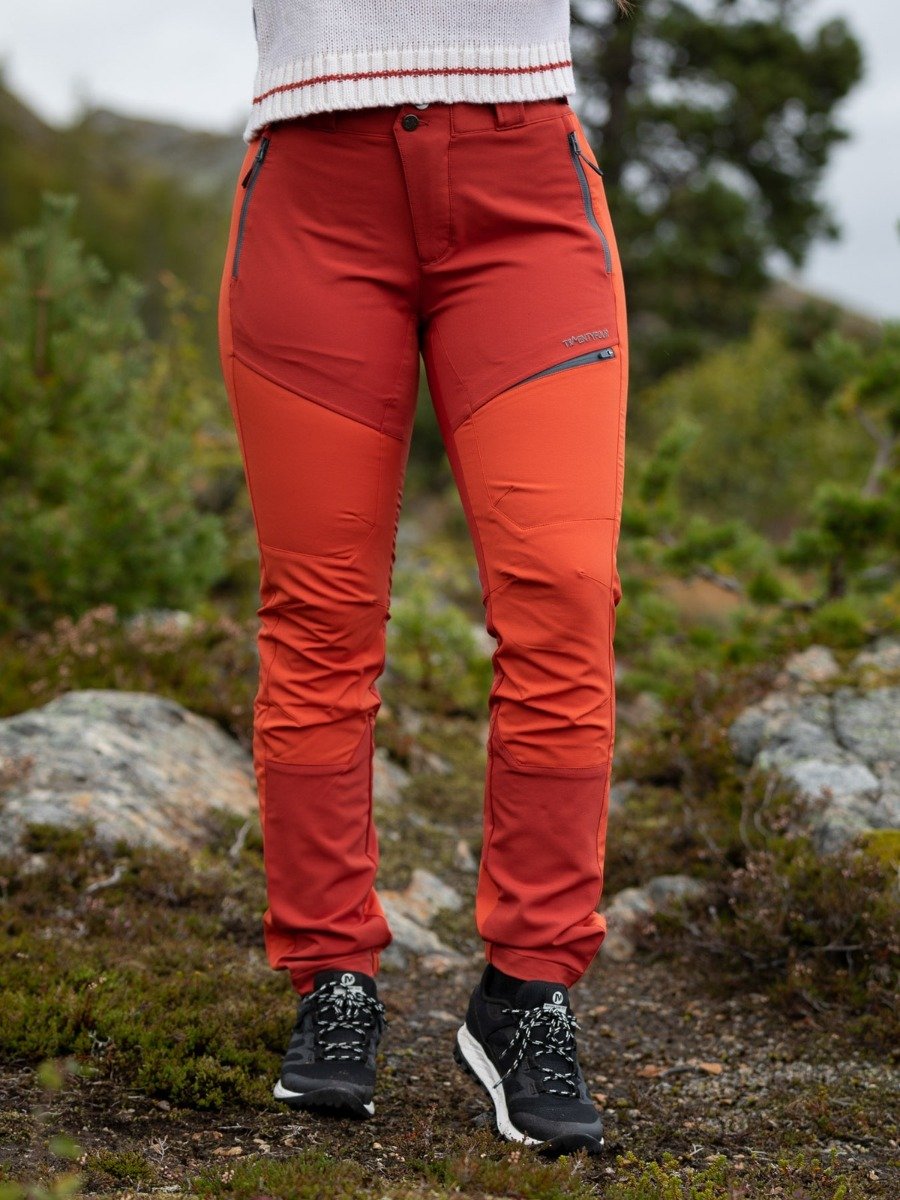 Twentyfour Flåm Light Softshell Bukse Mørk Rust