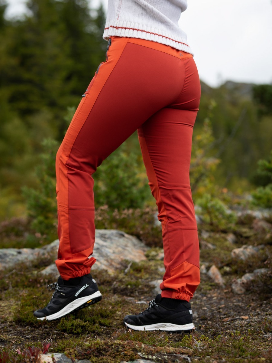 Twentyfour Flåm Light Softshell Bukse Mørk Rust