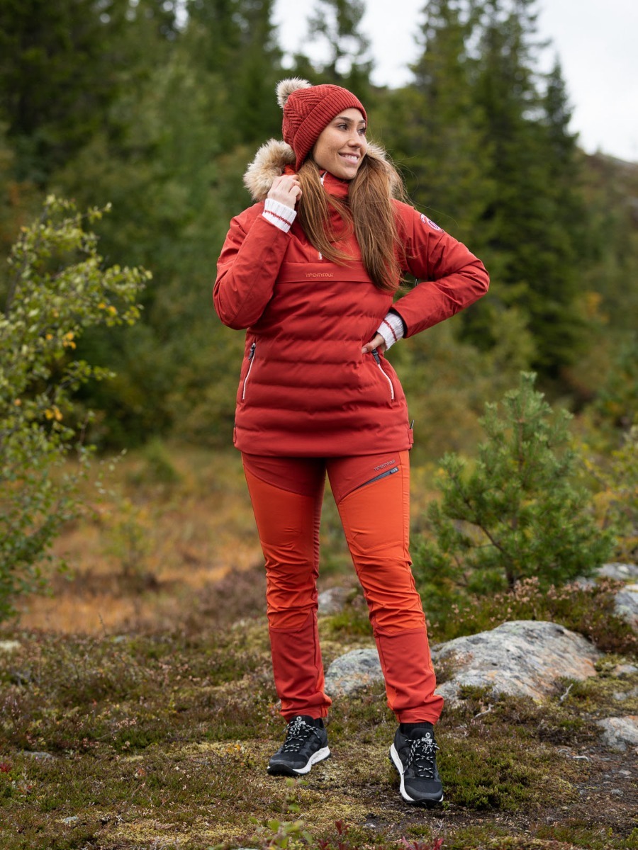 Twentyfour Flåm Light Softshell Bukse Mørk Rust