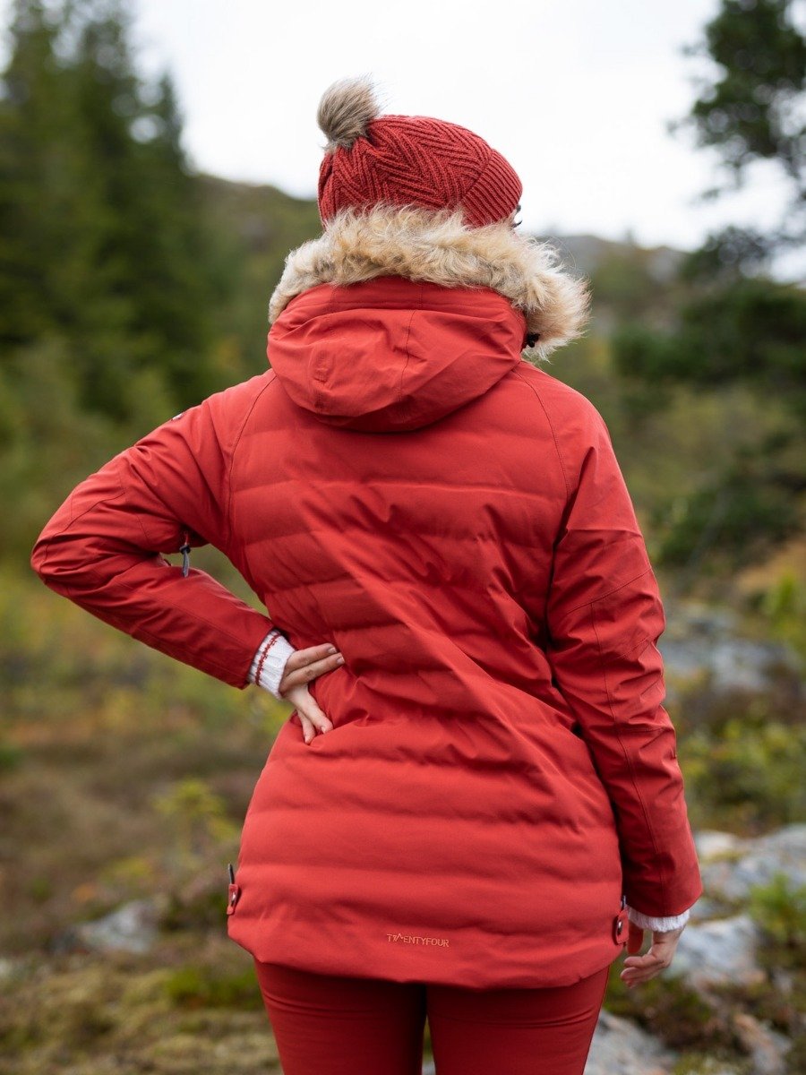 Twentyfour Finse Repreve Anorakk Mørk Rust