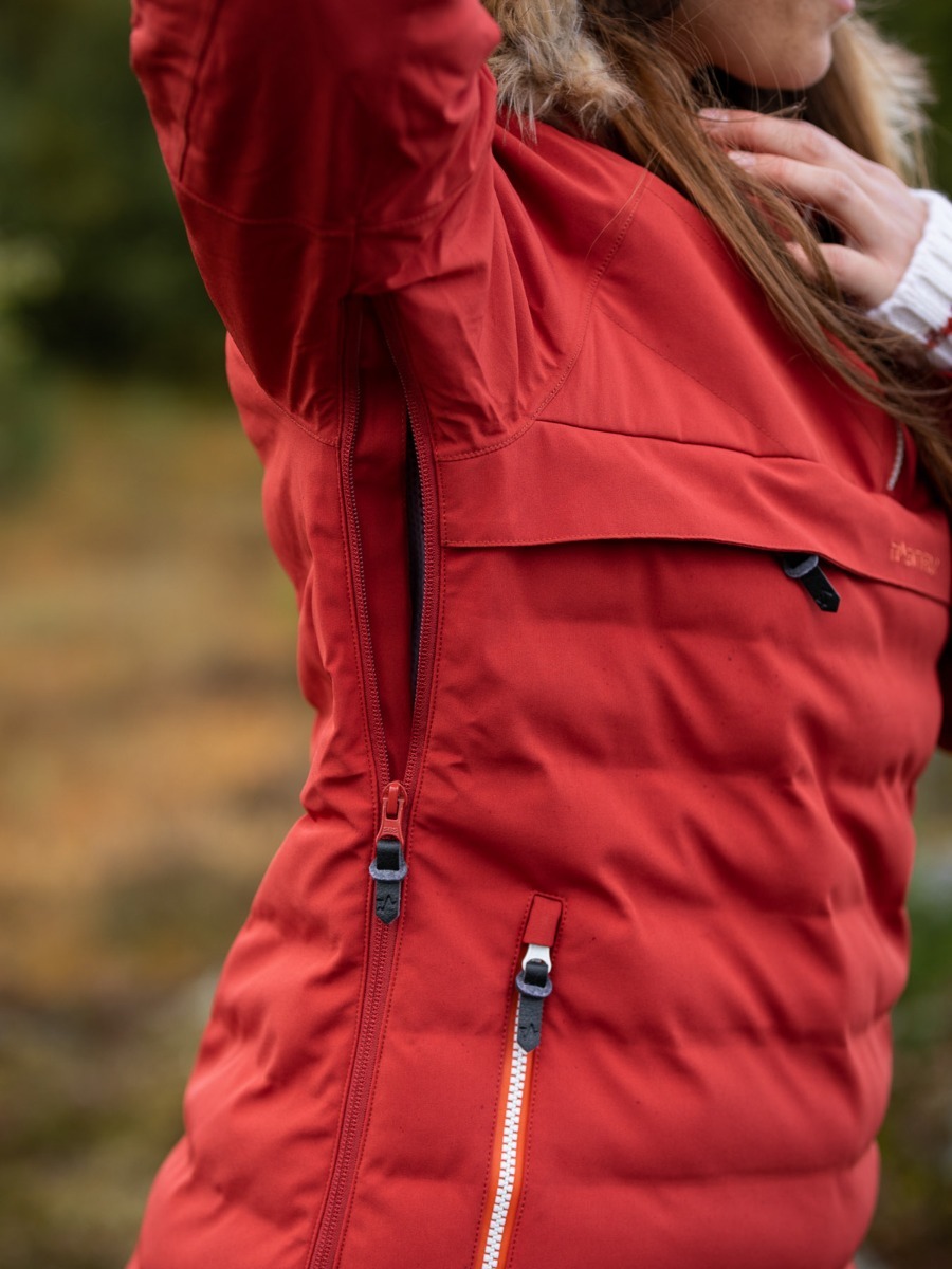 Twentyfour Finse Repreve Anorakk Mørk Rust