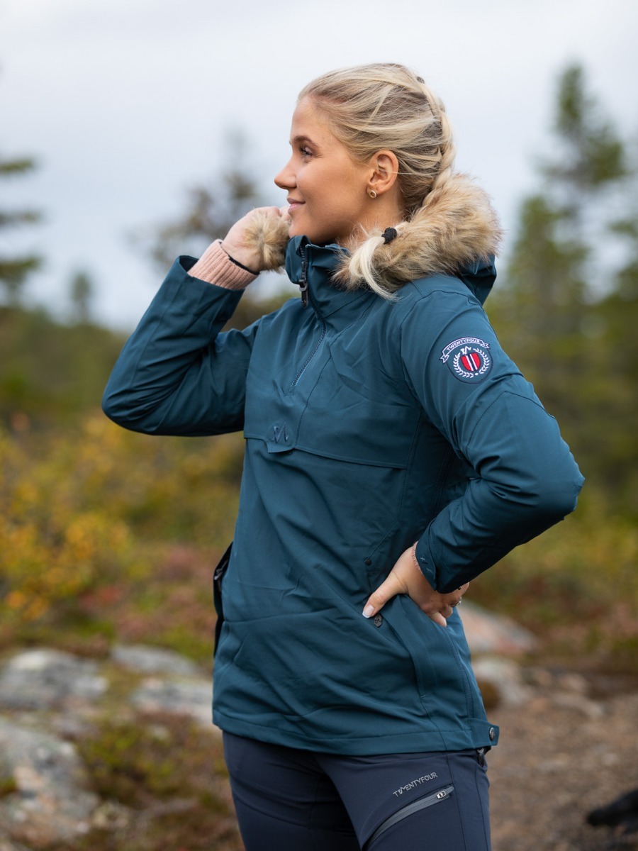 Twentyfour Finse 2.0 2-Lags Anorakk Blågrå