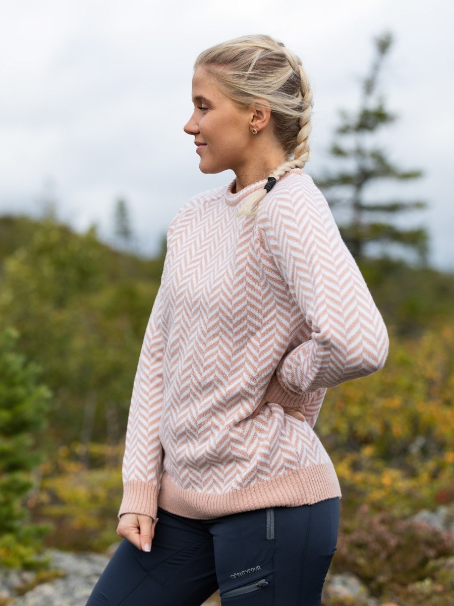 Twentyfour Finse 3D Ullgenser Tåkerosa