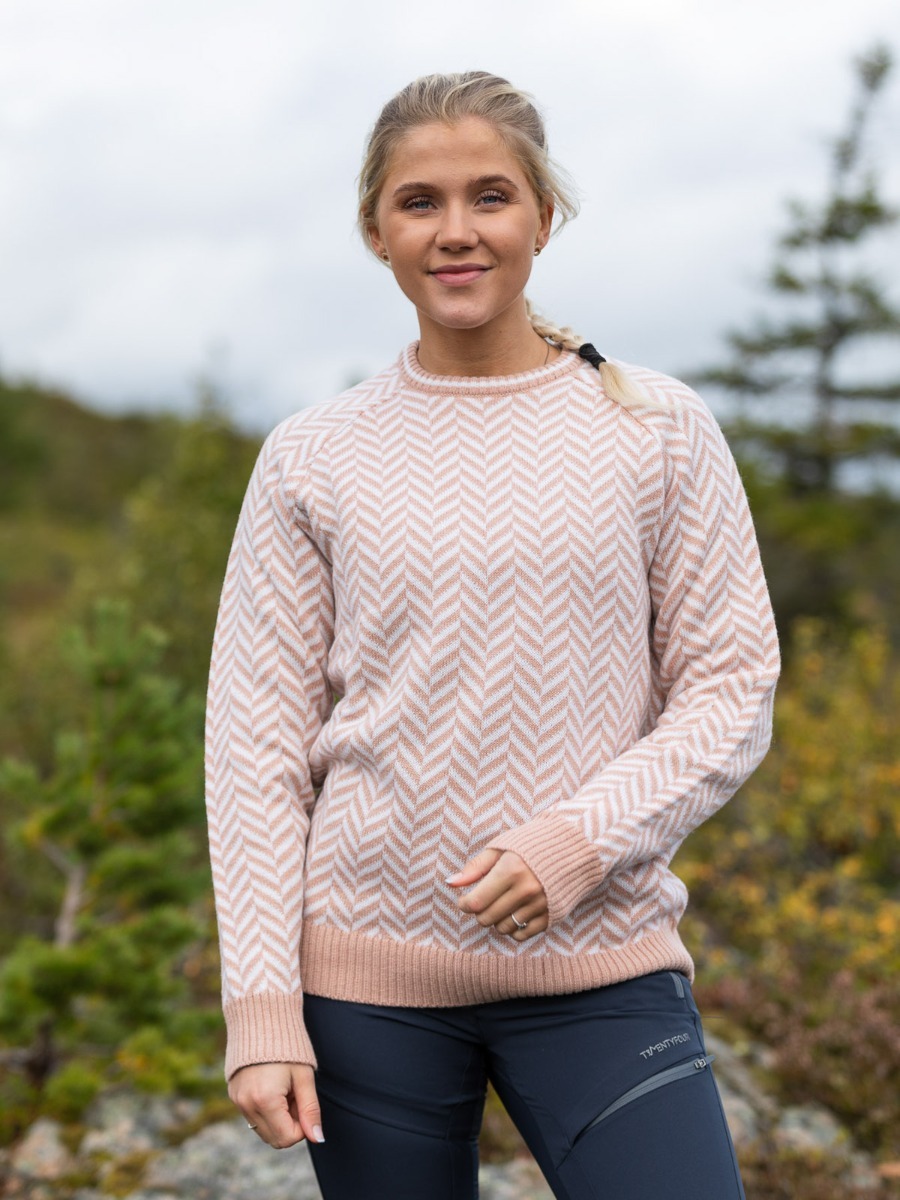 Twentyfour Finse 3D Ullgenser Tåkerosa