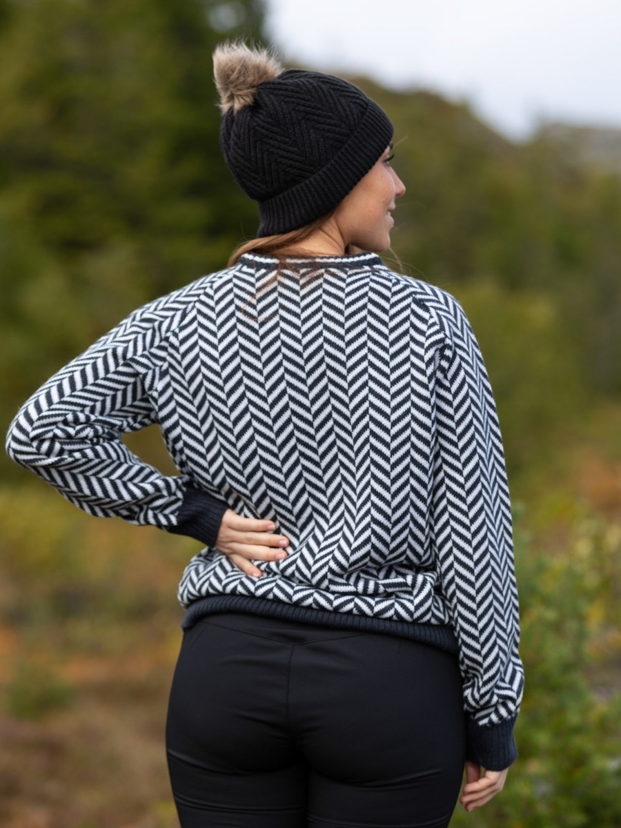 Twentyfour Finse 3D Ullgenser Blekkblå