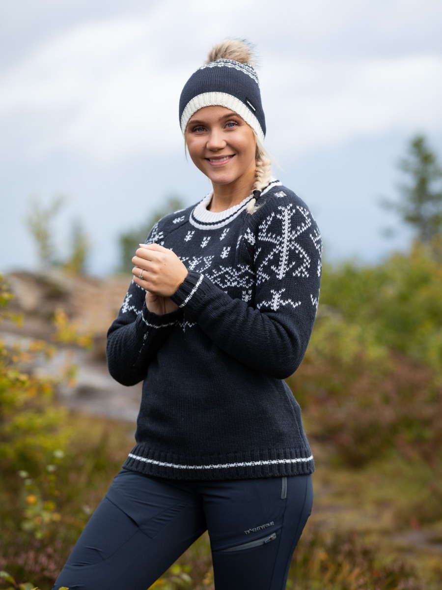 Twentyfour Finse Rallar Ullgenser Blekkblå