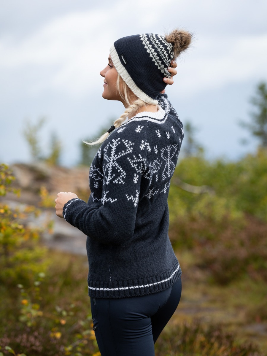 Twentyfour Finse Rallar Ullgenser Blekkblå