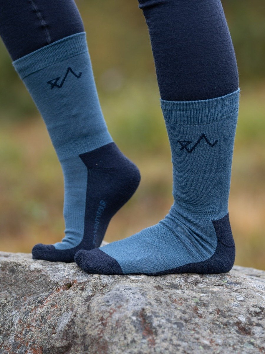 Twentyfour Finse Freja Ullsokk 2pk Blekkblå