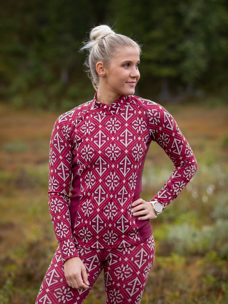 Devold Liadalsnipa Woman Shirt Beetroot