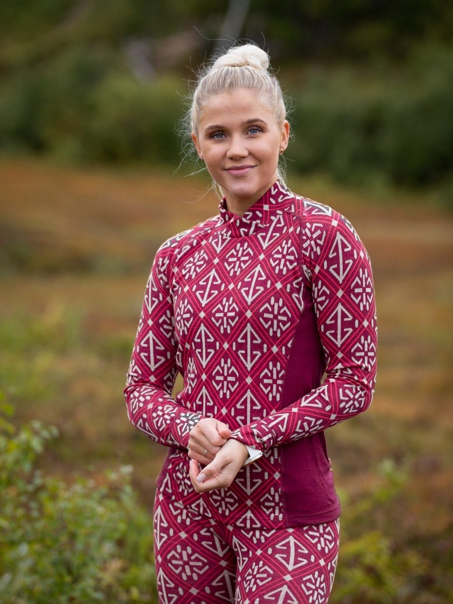Devold Liadalsnipa Woman Shirt Beetroot
