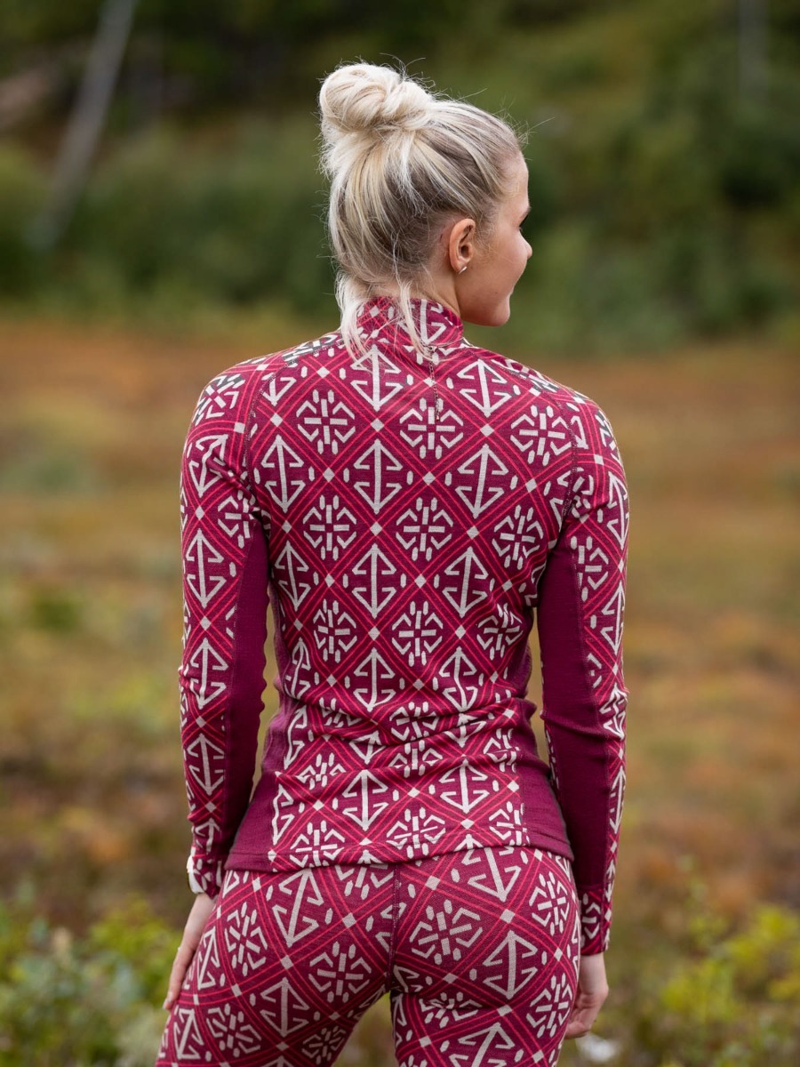 Devold Liadalsnipa Woman Shirt Beetroot