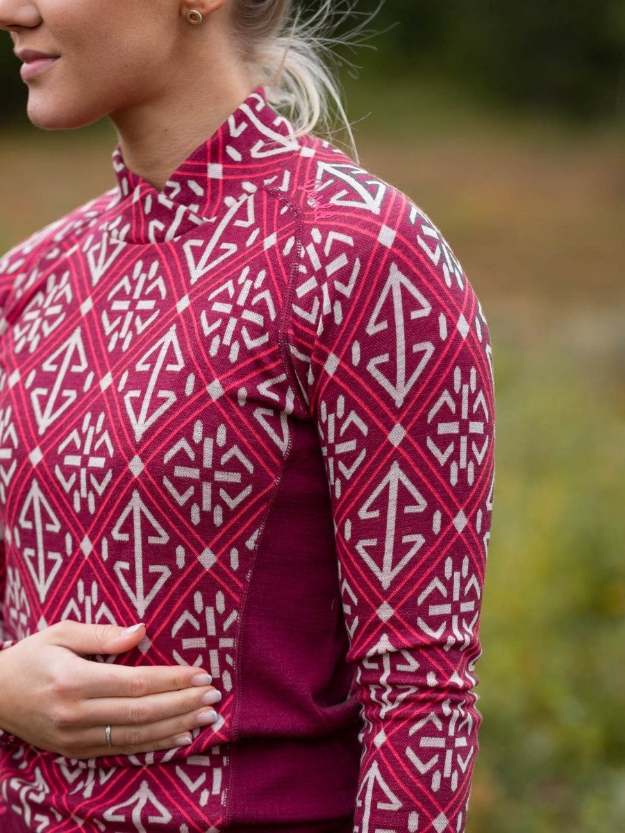 Devold Liadalsnipa Woman Shirt Beetroot