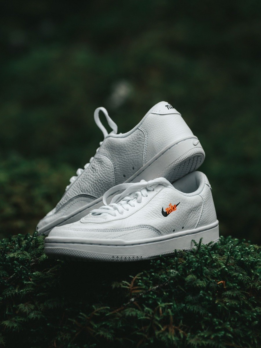 Nike Court Vintage Premium White/Black/Total Orange