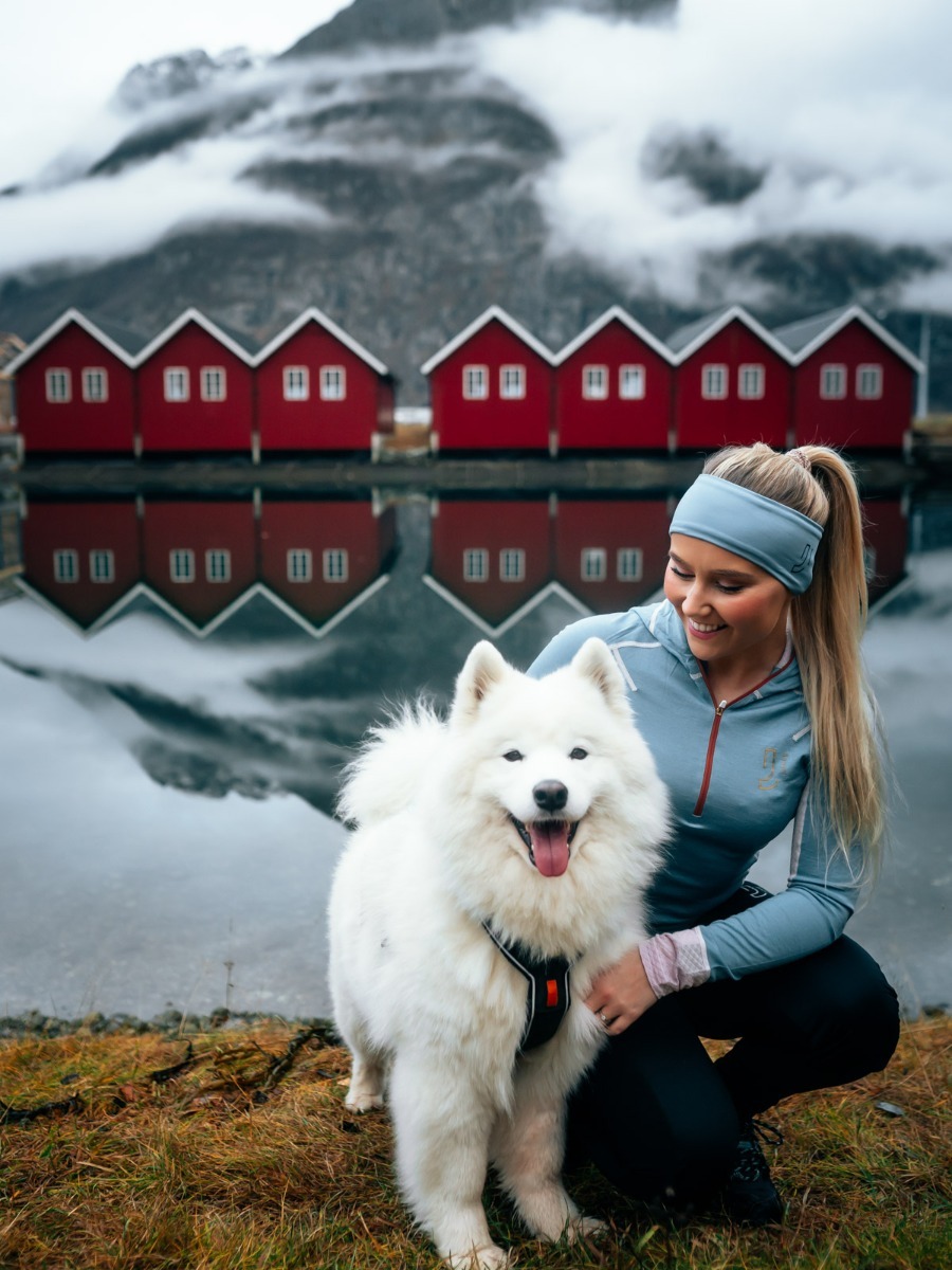Johaug Lithe Tech-Wool Hood Blues