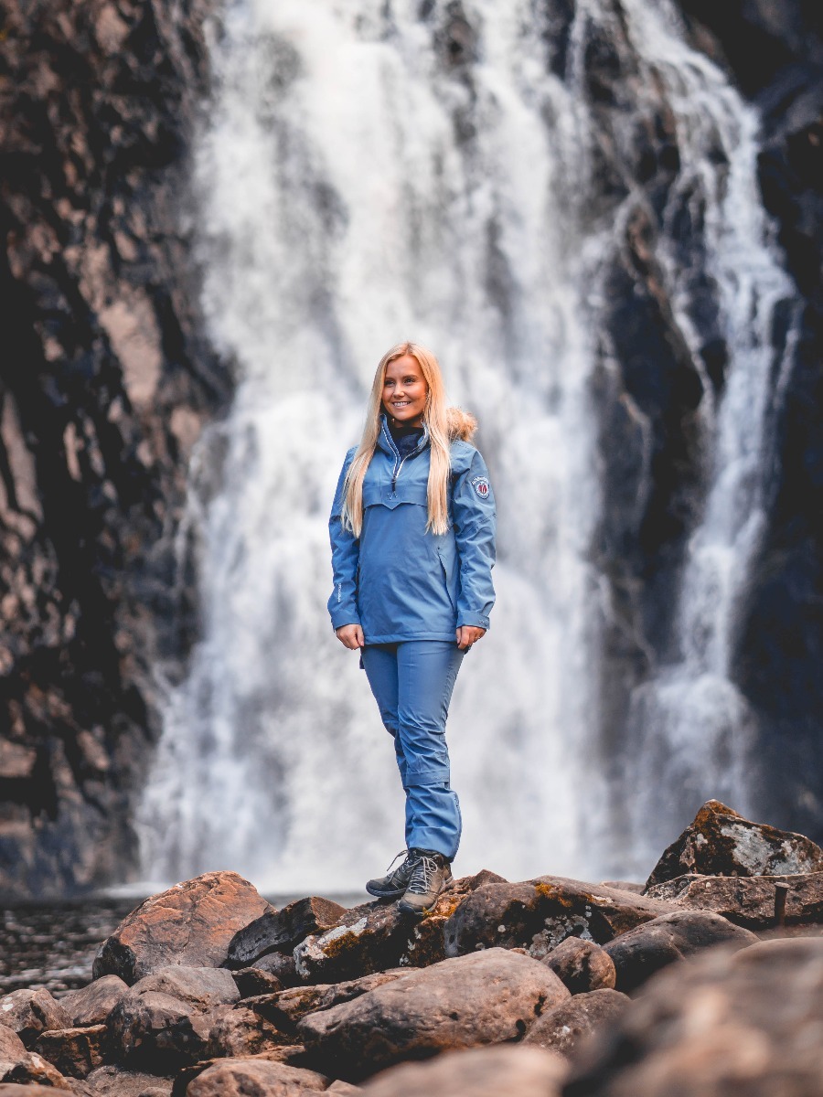 Twentyfour Finse 2.0 2-Lags Anorakk Tåkeblå