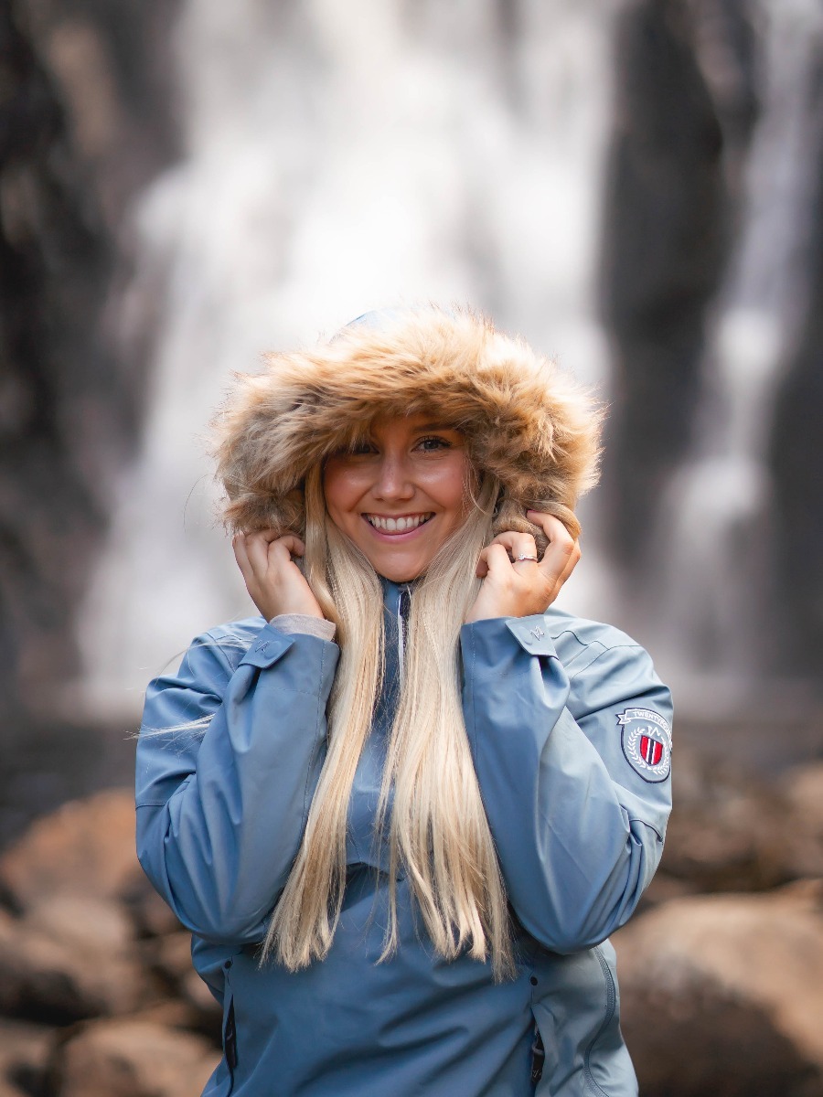 Twentyfour Finse 2.0 2-Lags Anorakk Tåkeblå