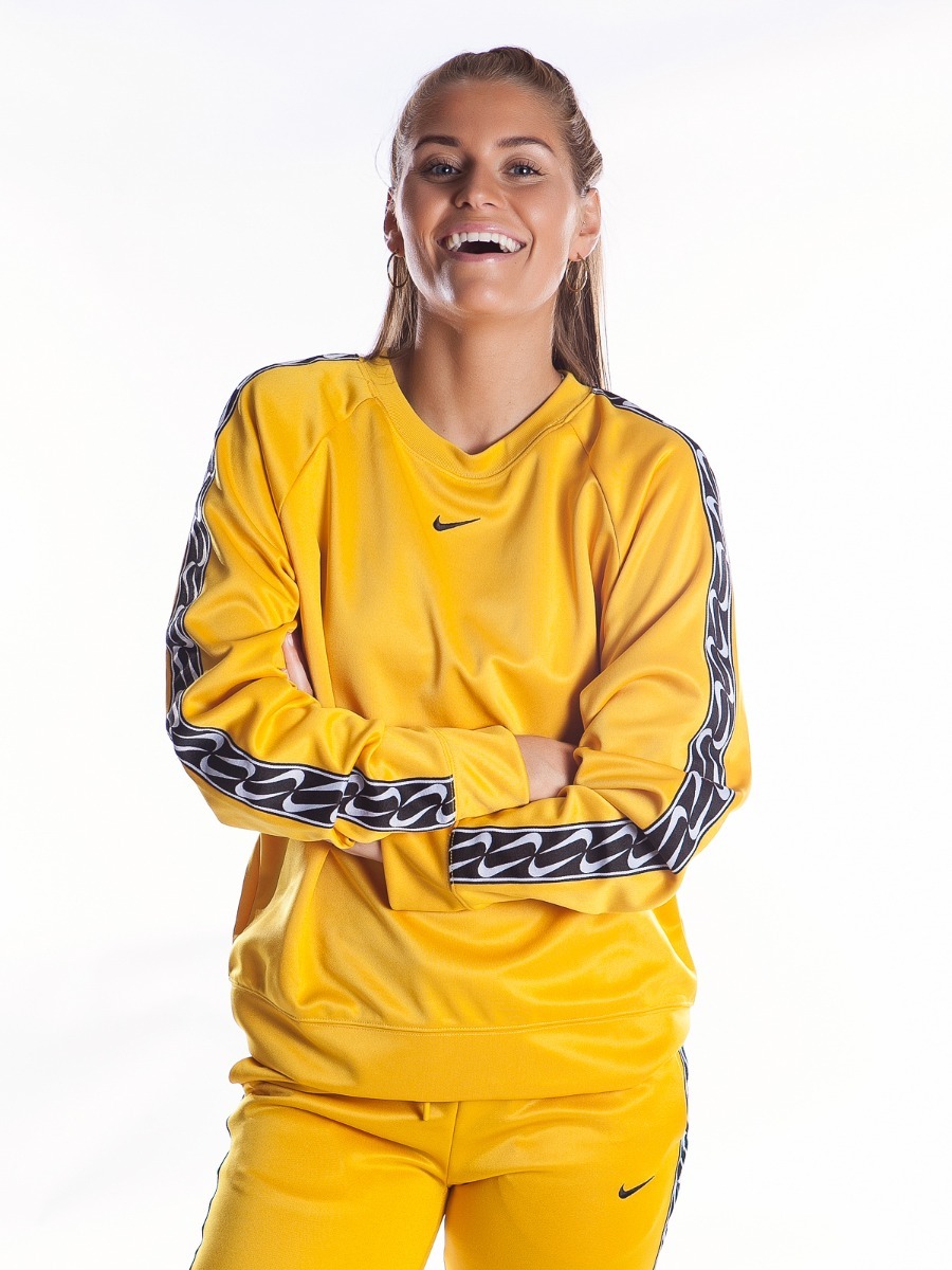 Nike Sportswear Crew Logo Tape Dark Sulfur