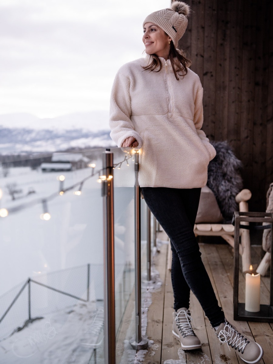 Twentyfour Mellow Pile Half Zip Bomull