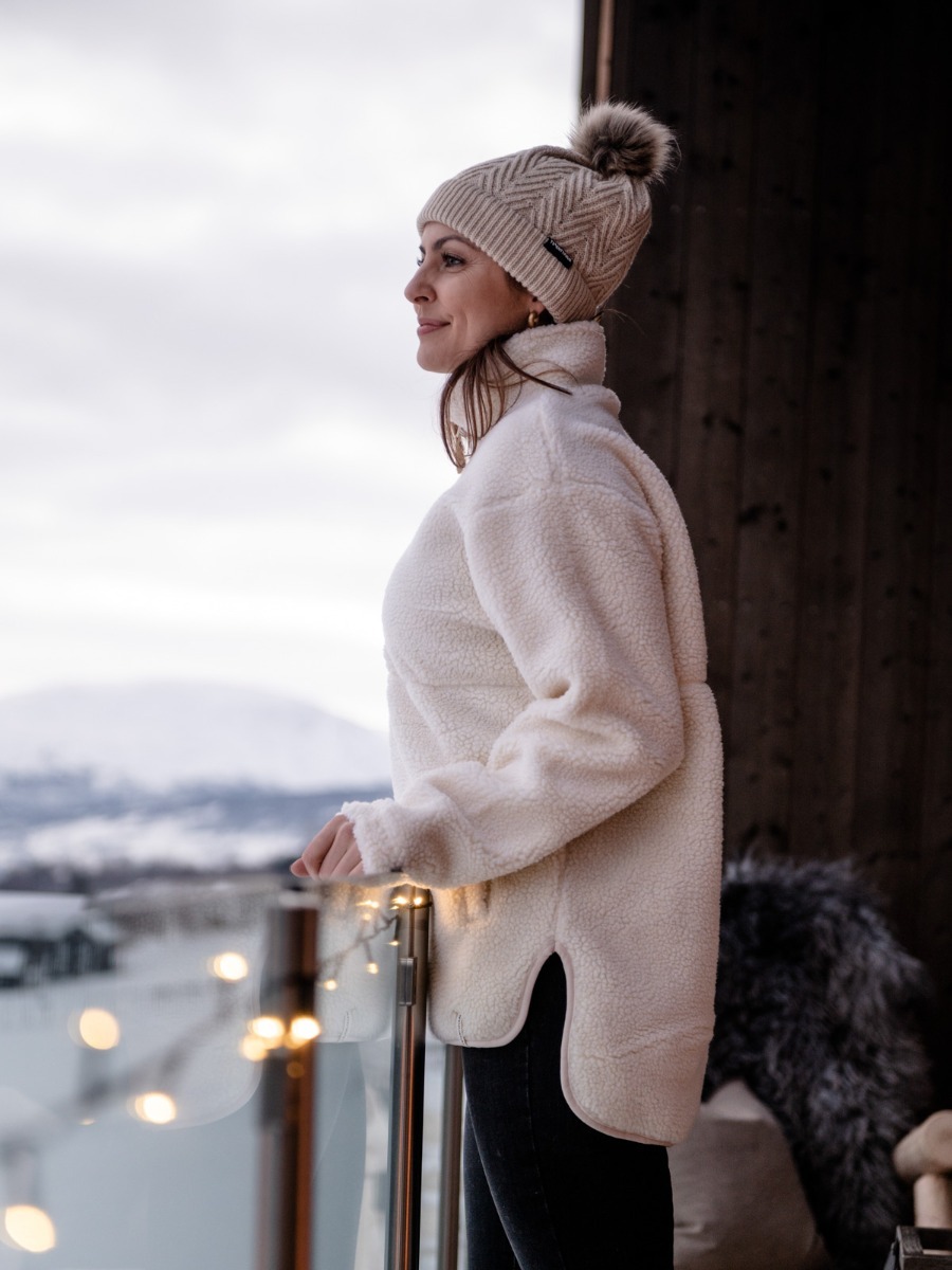 Twentyfour Mellow Pile Half Zip Bomull