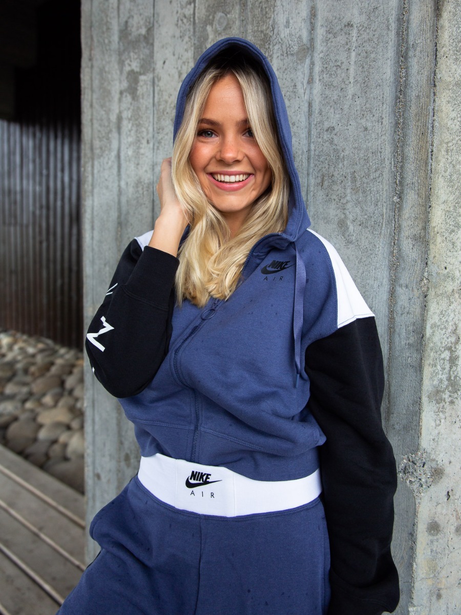 Nike Air Full-Zip Hoodie Sanded purple