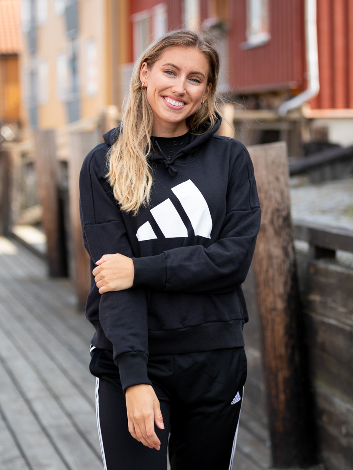 adidas Future Icons 3B Hoodie Svart