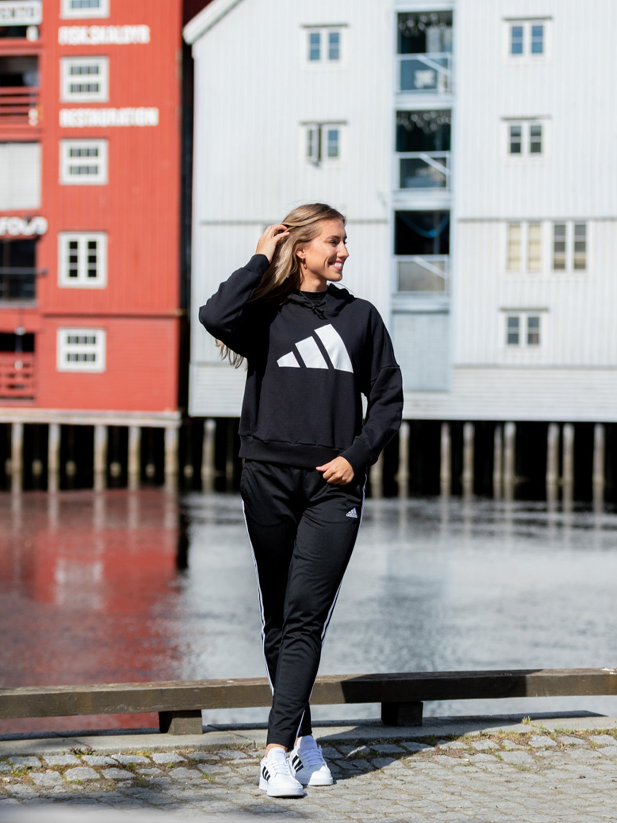 adidas Future Icons 3B Hoodie Svart