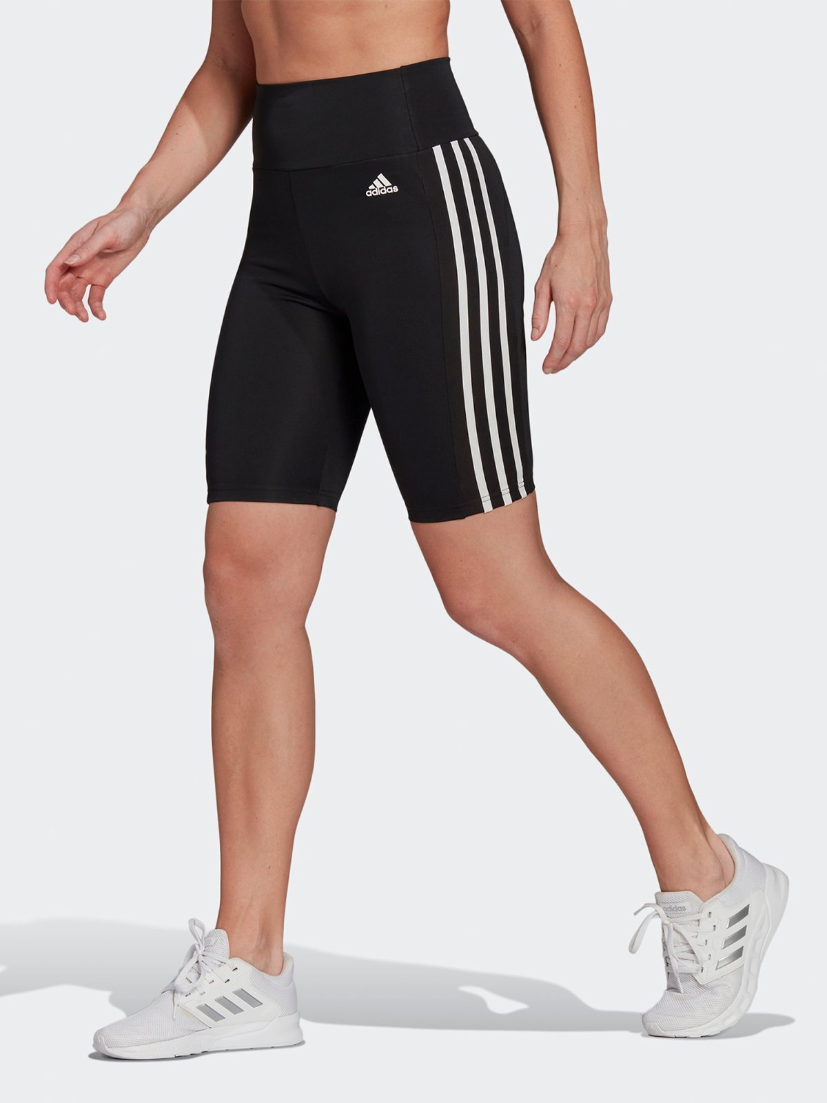 adidas 3-Stripes Bike Short Black / White