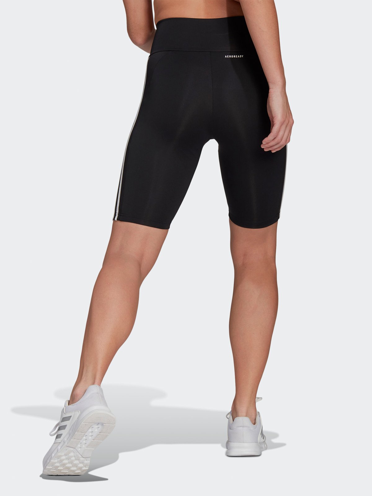 adidas 3-Stripes Bike Short Black / White