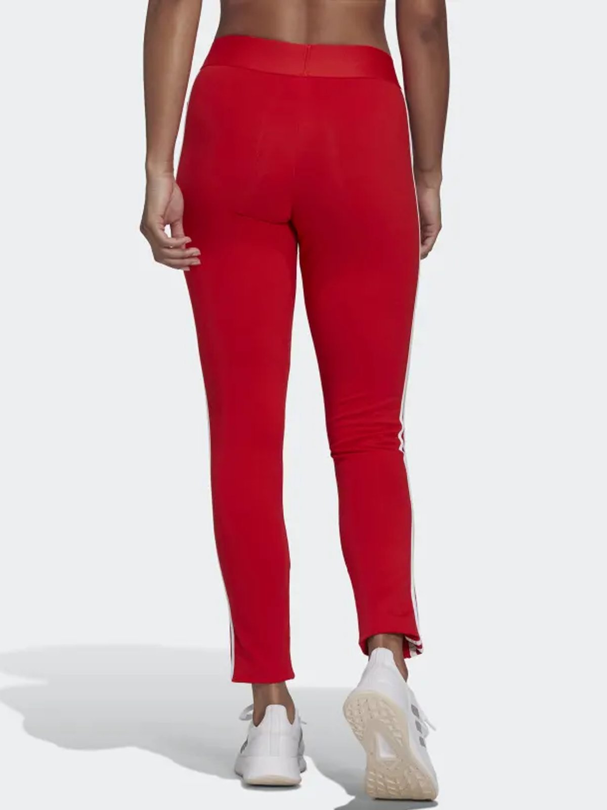 adidas 3-Stripes Legging Vivid Red / White
