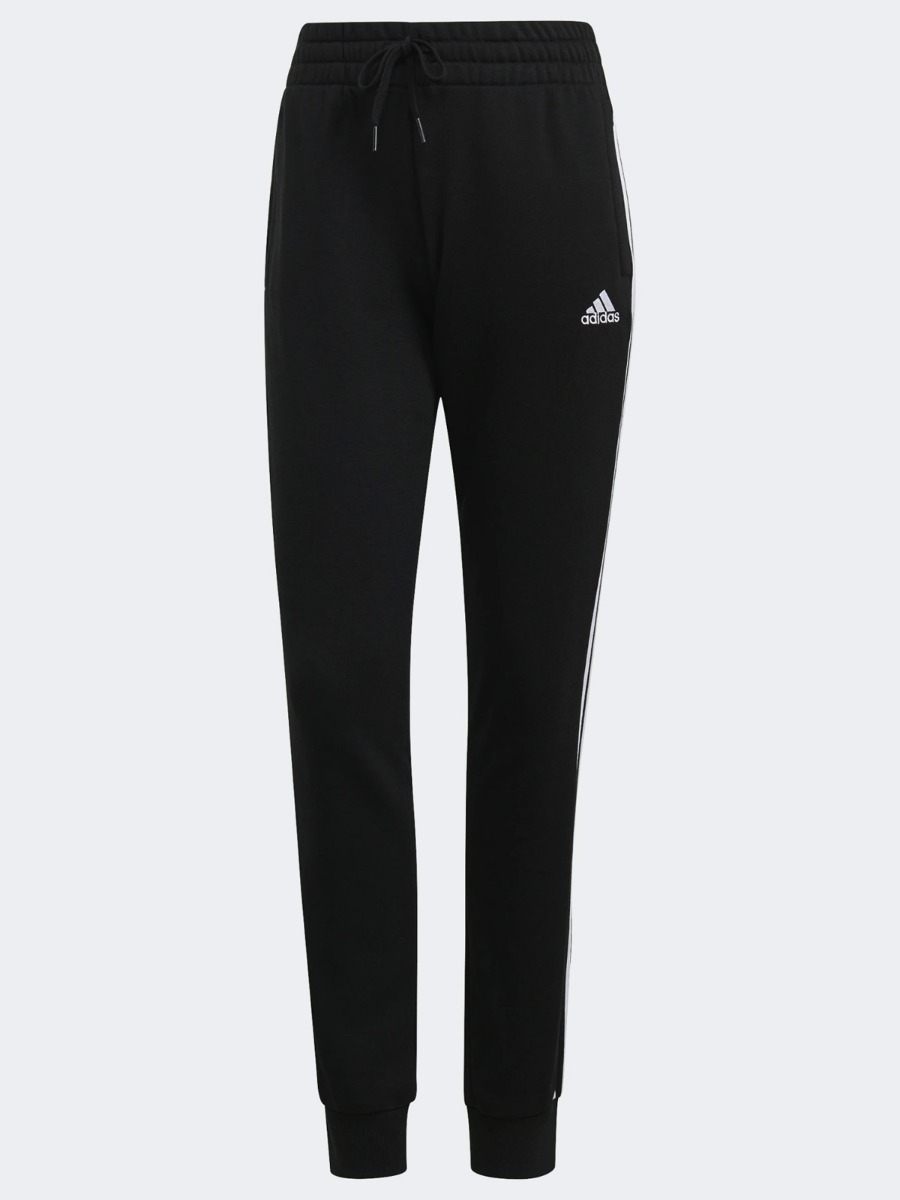adidas 3-Stripes French Terry Pant Black/ White