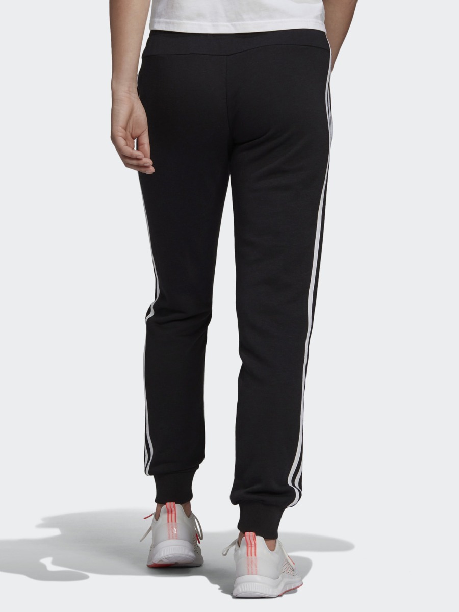adidas 3-Stripes French Terry Pant Black/ White