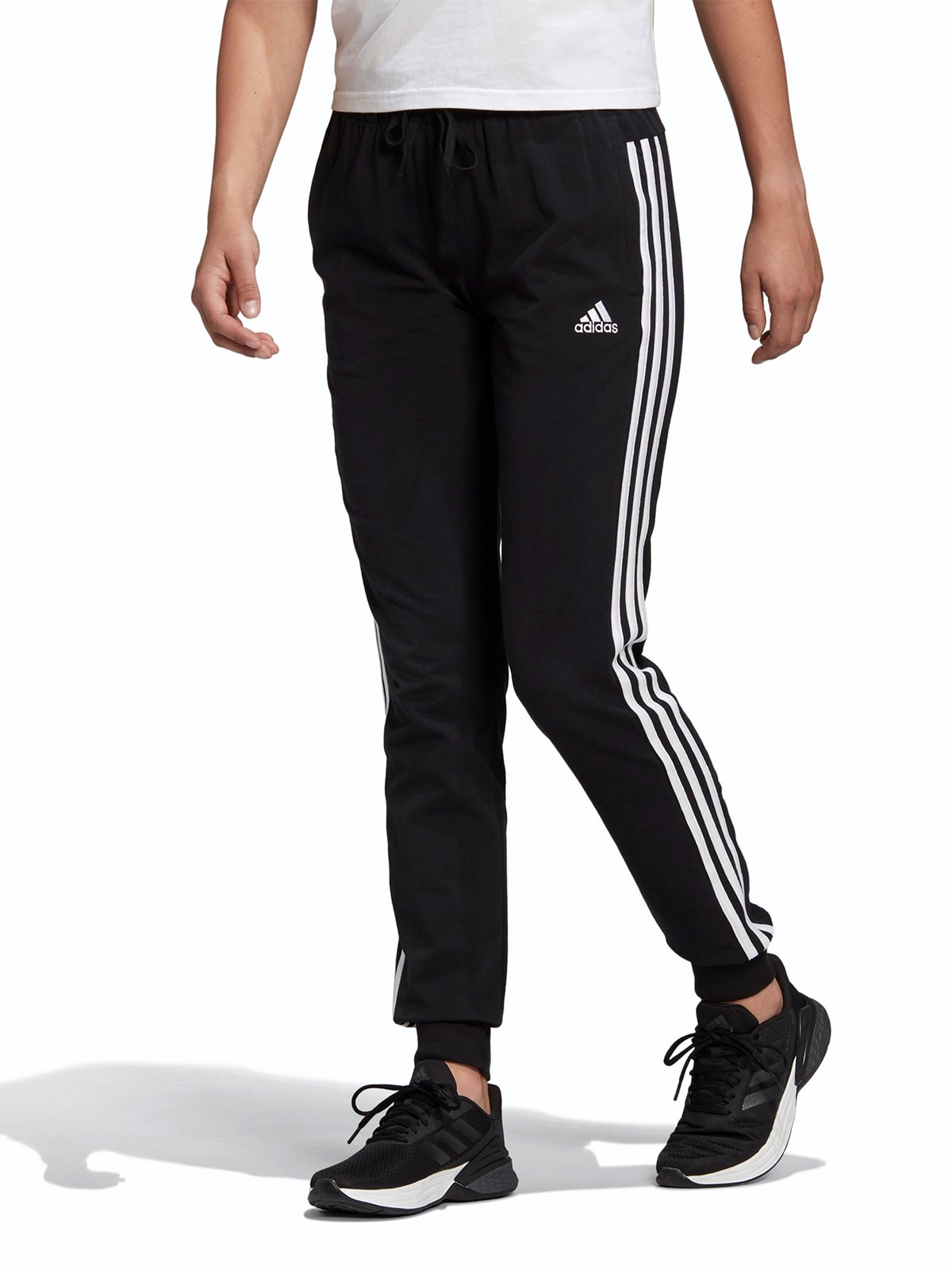 adidas 3-Stripes Pant Black / White