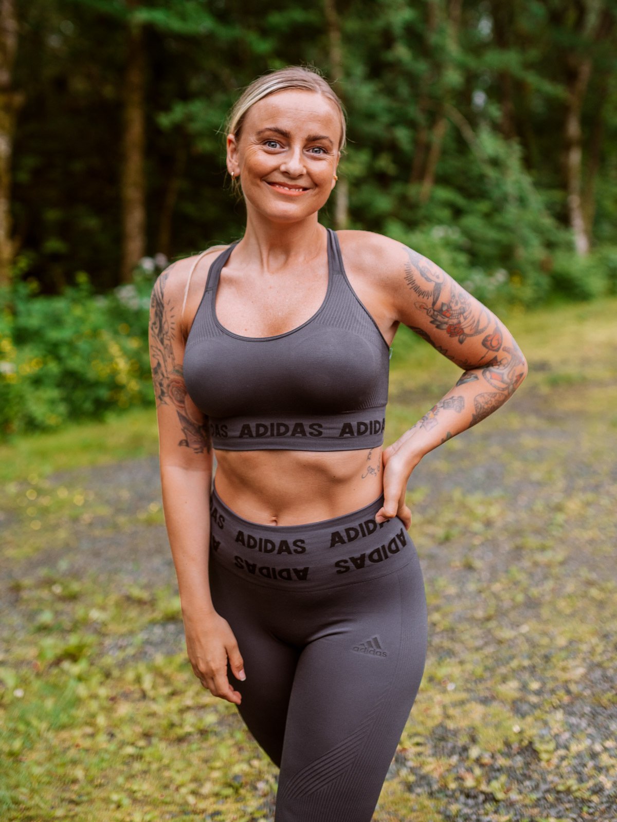 adidas AeroKnit Bra Dgh Solid Grey