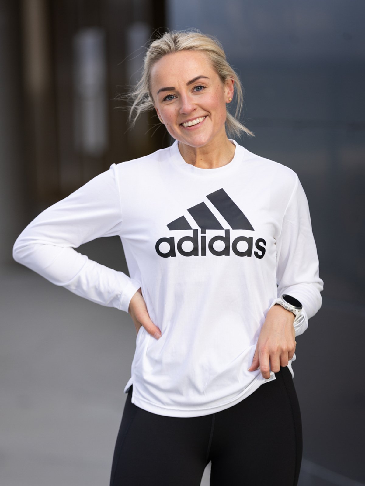adidas Long Sleeve White / Black