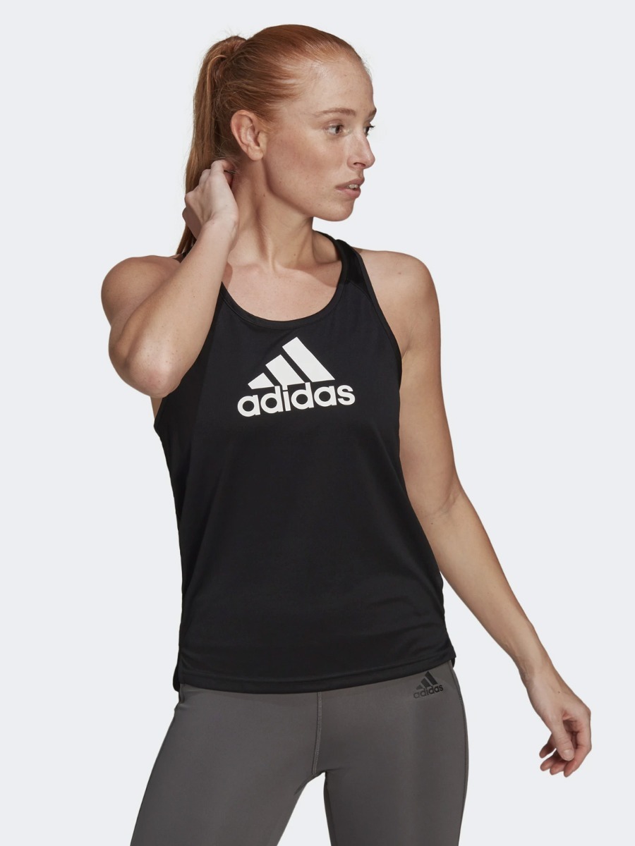 adidas Big Logo Tank Black/ White