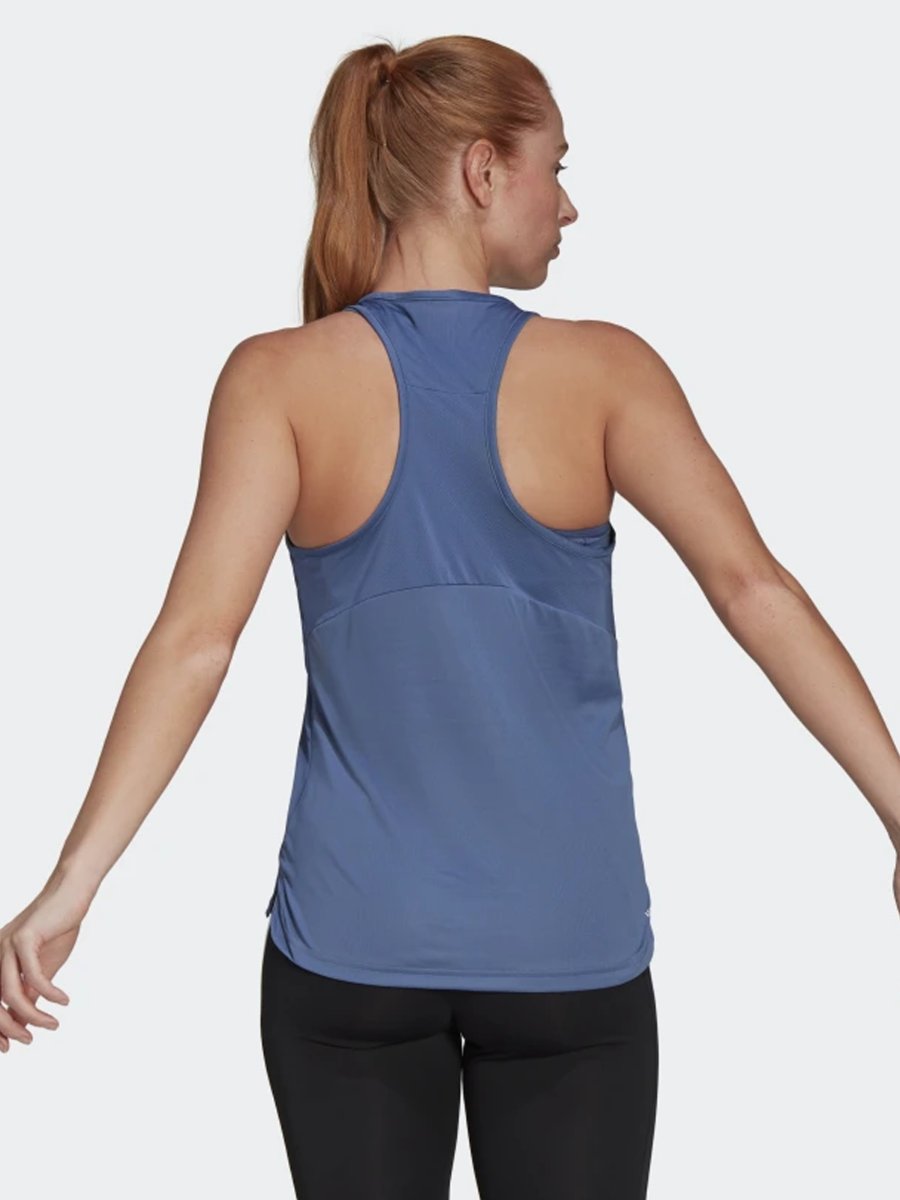 adidas Big Logo Tank Crew Blue/ White