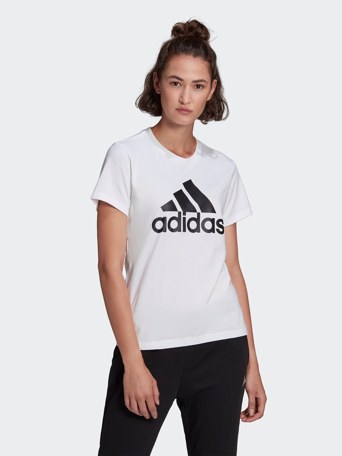 adidas Big Logo Tee White / Black