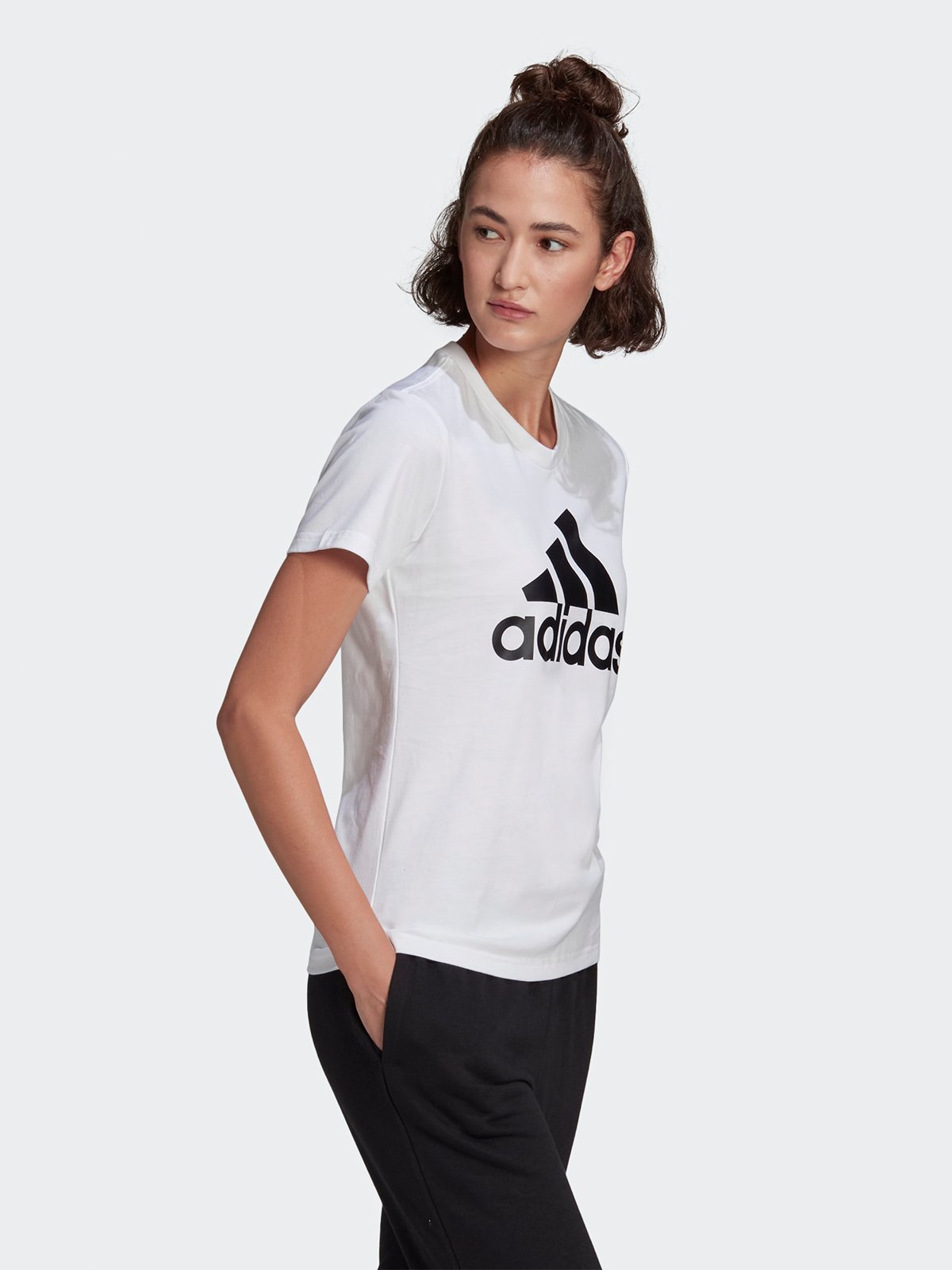adidas Big Logo Tee White / Black