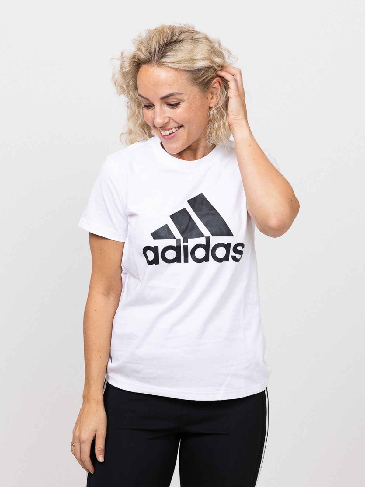 adidas Big Logo Tee White / Black