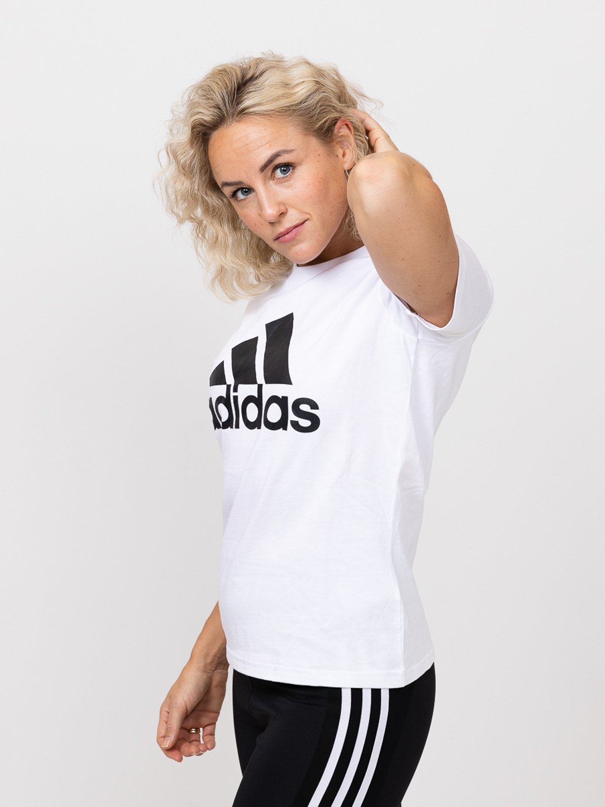 adidas Big Logo Tee White / Black